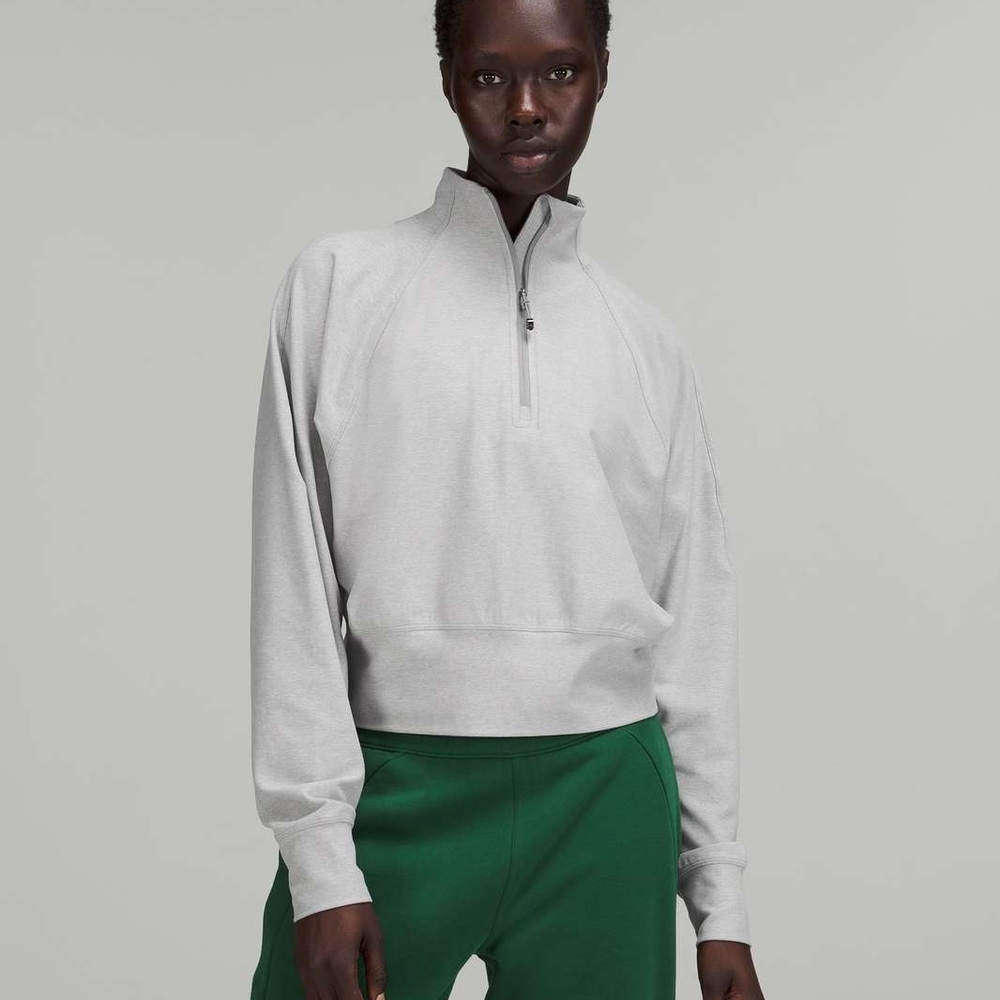 Lululemon Athletica Ready to Rulu Quarter-Zip Pullover